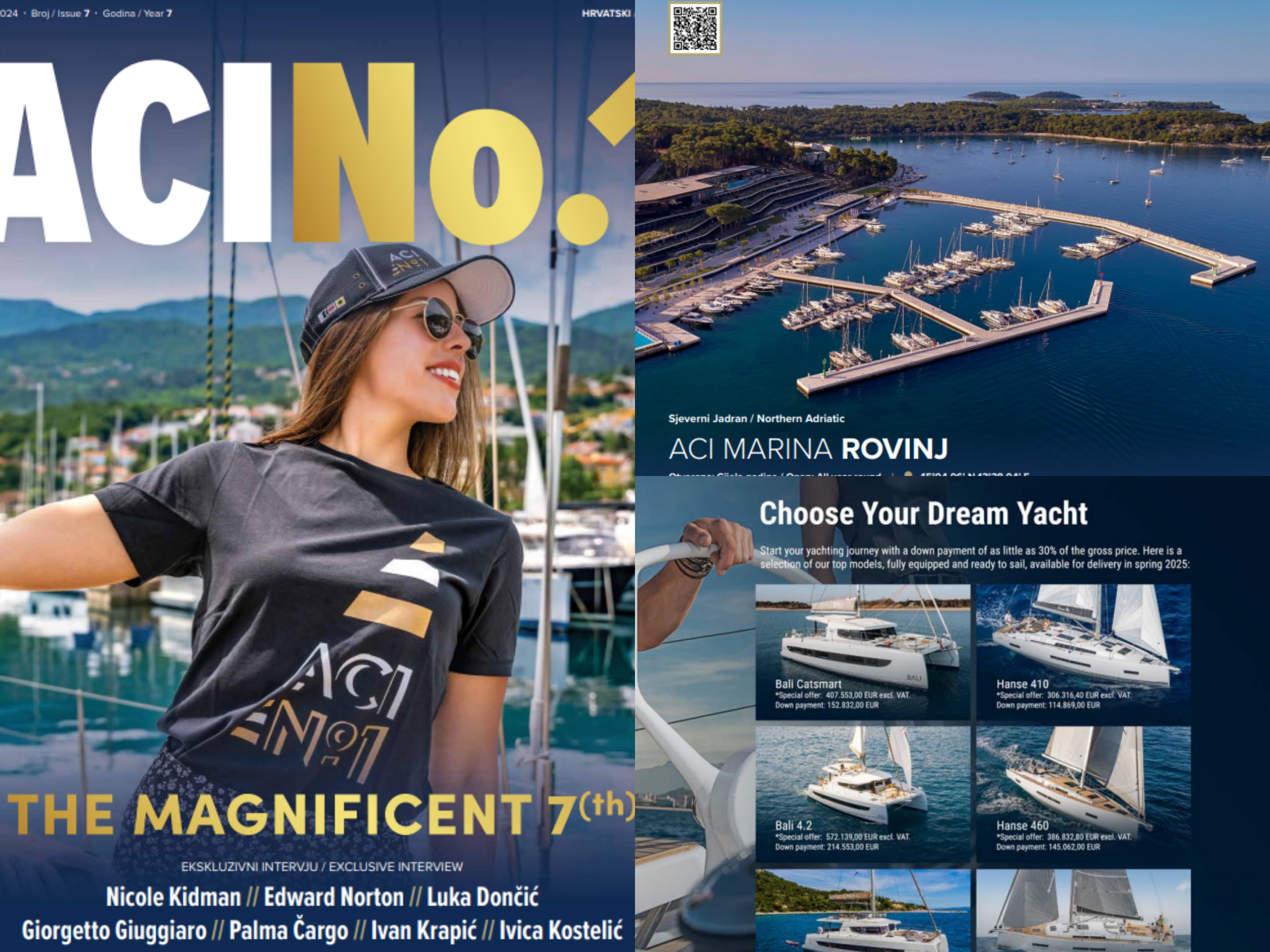 ACI predstavio sedmo izdanje magazina ACI No.1, vodiča kroz svijet nautike i luksuza SPOMINJE SE ROVINJ!